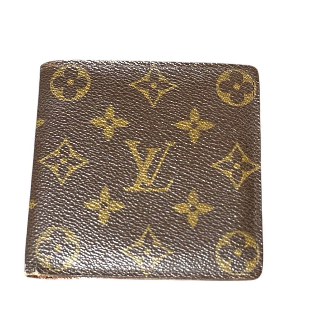 Authentic Vintage Louis Vuitton Brown Monogram Men's Bifold Wallet